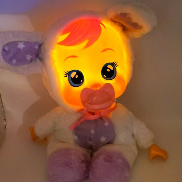 Cry Babies Goodnight Coney Interactive Doll Plush - Picture 2 of 9